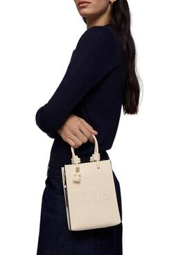 Bolso Tous mini Pop La Rue New beige para mujer