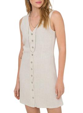 Vestido Only Siesta beige para mujer