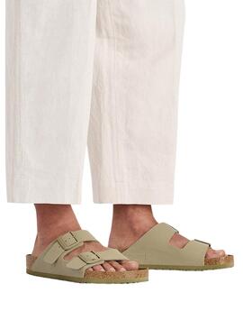 Sandalias Birkenstock Arizona verde para mujer