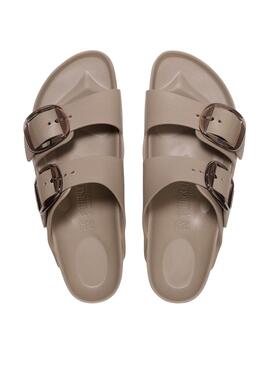 Sandalias Birkenstock Arizona Big Buckle Eva beige para mujer