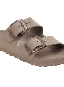 Sandalias Birkenstock Arizona Big Buckle Eva beige para mujer