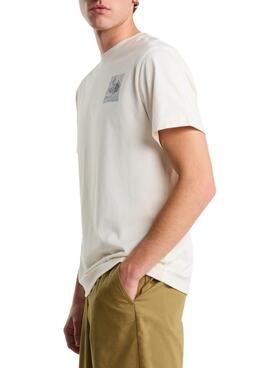 Camiseta The North Face Mountain beige para hombre