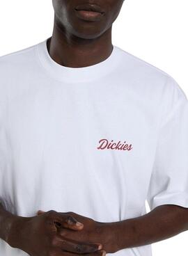 Camiseta Dickies Wellsville blanco para hombre