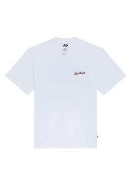 Camiseta Dickies Wellsville blanco para hombre