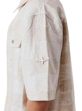 Camisa Project x Paris Jacquard beige para hombre