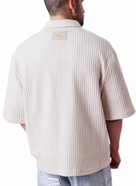 Camisa Project x Paris Gofre beige para hombre