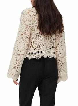 Chaqueta Only Waterly beige para mujer