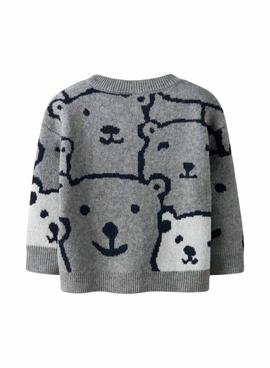 Jersey Name It Sauel gris para niño