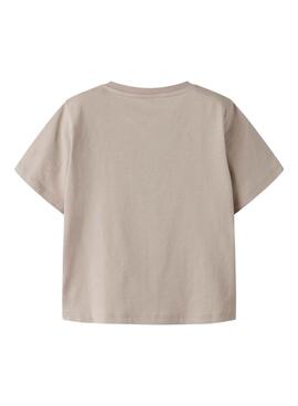 Camiseta Name It Fopz tostado para niño
