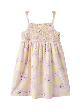 Vestido Name It Filuaz estampado de limones para niña