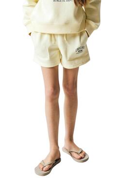 Shorts Name It Fabia amarillo para niña