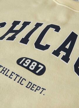 Sudadera Name It Fabia amarillo para niña