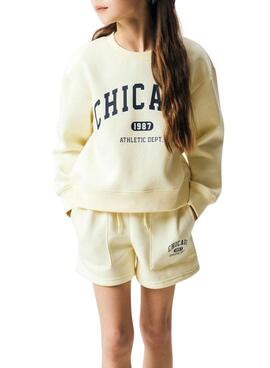 Sudadera Name It Fabia amarillo para niña