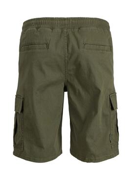 Bermudas Jack and Jones Cole cargo verde para hombre