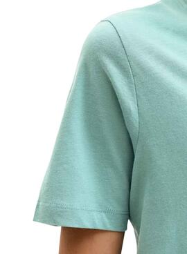 Camiseta Jack and Jones Rain verde para niño