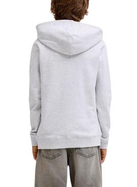 Sudadera Jack and Jones Rain gris para niño