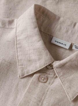 Camisa Name It Father tostado para niño