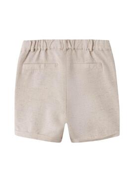 Bermudas Name It Father tostado para niño