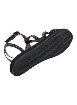 Sandalia Pepe Jeans Rio Studs negro para mujer