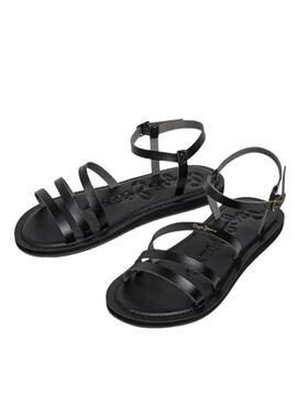 Sandalia Pepe Jeans Rio Sand negro para mujer