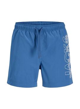 Bañador Jack and Jones Maui azul para niño