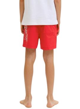 Bañador Jack and Jones Maui rojo para niño