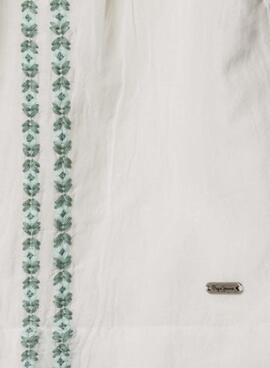 Blusa Pepe Jeans Hetty blanco para niña