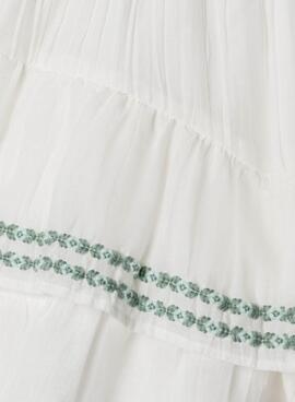 Shorts Pepe Jeans Hetty blanco para niña