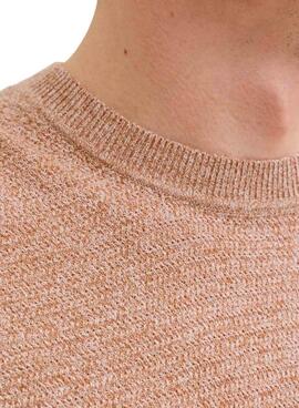 Camiseta Jack and Jones Bluriley coral para hombre