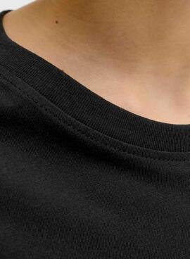 Camiseta Jack and Jones Ontauk negro para niño