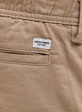 Bermudas Jack and Jones Jaiden camel para niño