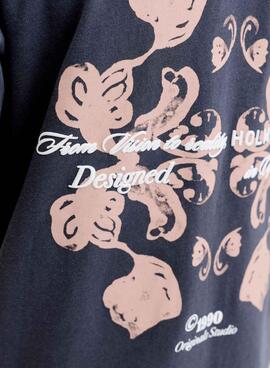 Camiseta Jack and Jones Ontauk marino para niño