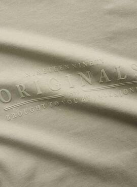 Camiseta Jack and Jones Catskills verde para hombre