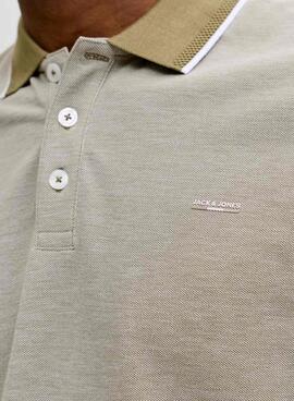 Polo Jack and Jones Bluealves beige para hombre