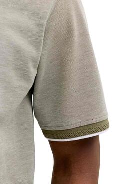 Polo Jack and Jones Bluealves beige para hombre