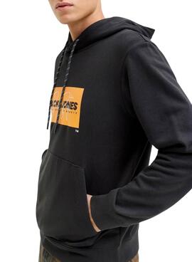 Sudadera Jack and Jones Cole negro para hombre