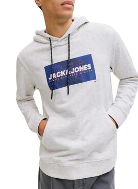 Sudadera Jack and Jones Cole gris para hombre