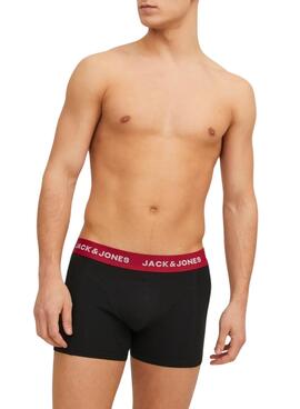 Pack Boxers Jack and Jones Flower Bird para hombre