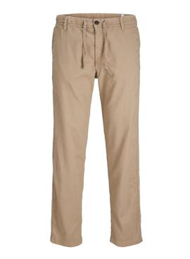 Pantalón Jack and Jones Kane Bindi beige para hombre