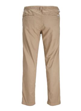 Pantalón Jack and Jones Kane Bindi beige para hombre