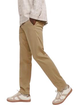 Pantalón Jack and Jones Kane chino beige para hombre