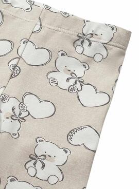 Conjunto de tres piezas Mayoral ositos crudo para recién nacida