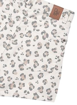Bermudas Mayoral animal print beige para niña
