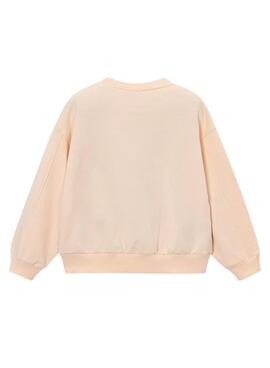 Sudadera Mayoral salmón para niña