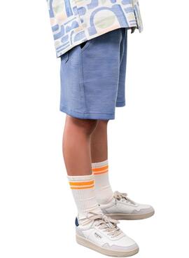 Bermuda Mayoral azul medio para niño