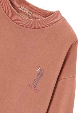 Sudadera Mayoral Boston faro coral para niño