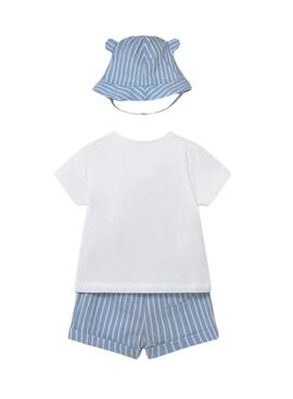 Conj pantalon corto y gorro Cielo