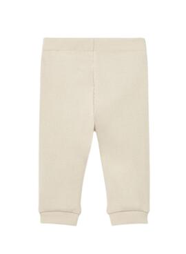 Conjunto Mayoral dos leggings beige y rosa para bebé