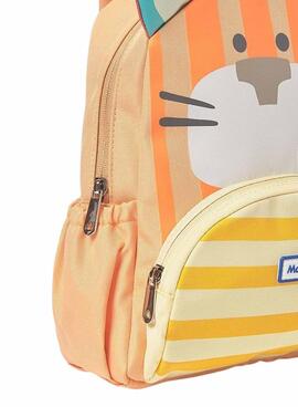 Mochila Mayoral naranja con tigre para bebé