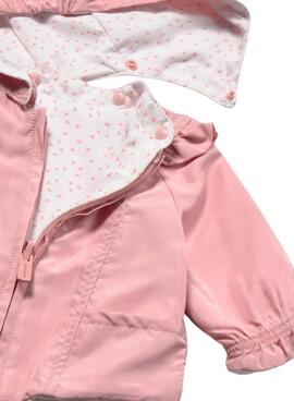 Chaqueta Mayoral rosa reversible para bebé
